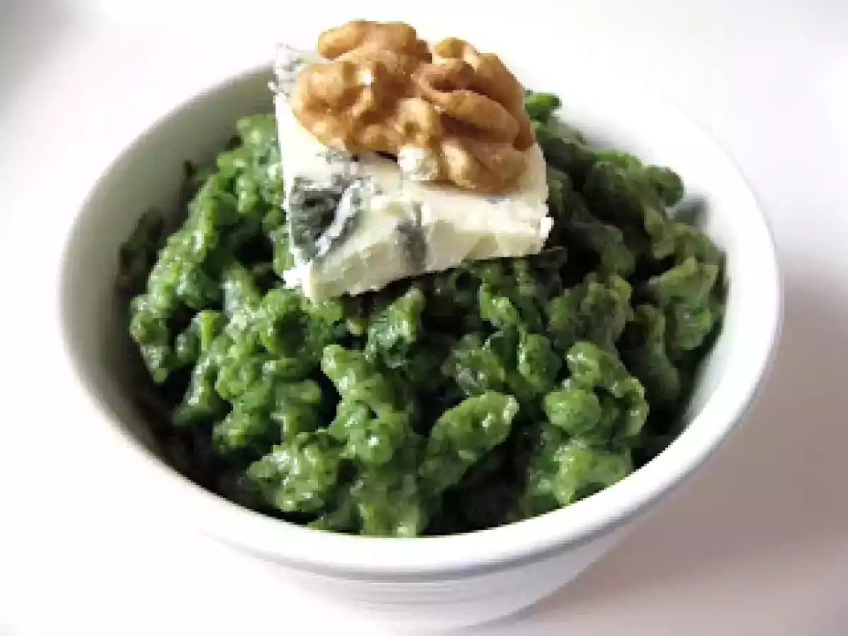Spätzle aux épinards
