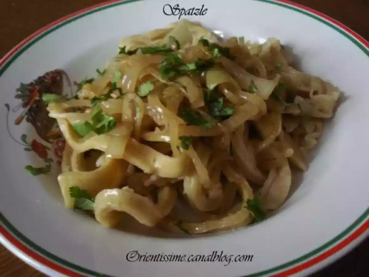 Spatzle (nouilles allemandes)