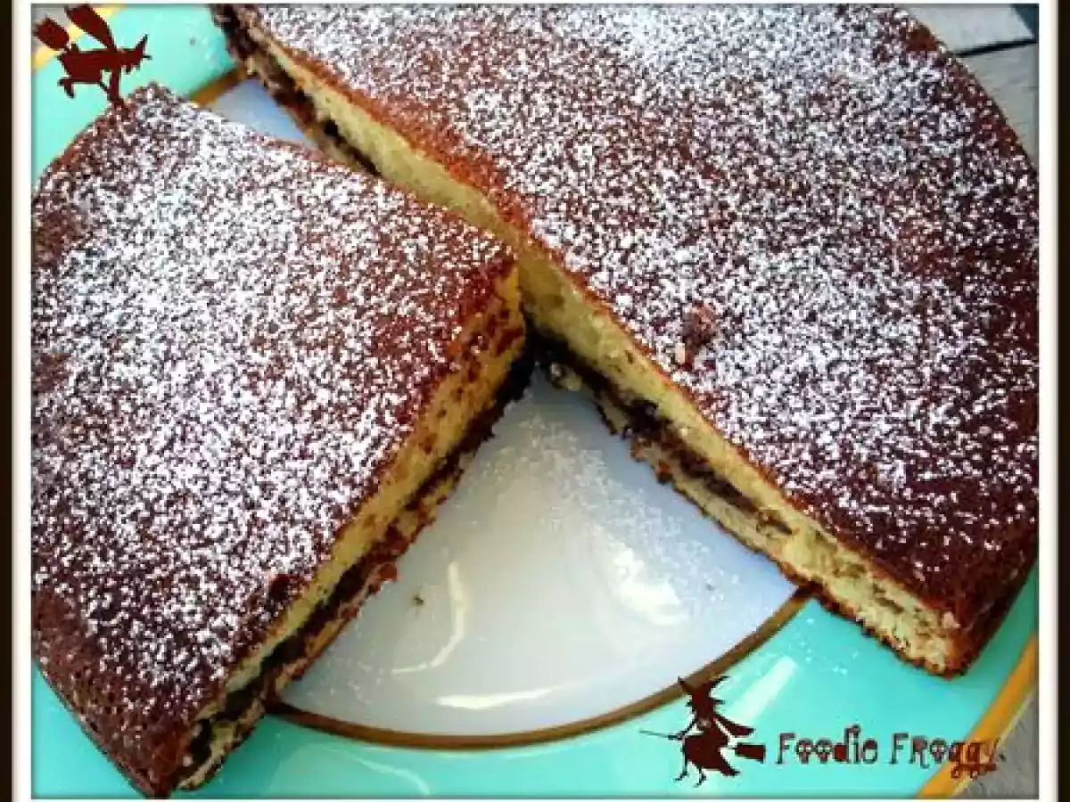 Special Halloween : gâteau au Nutella tellement bon .