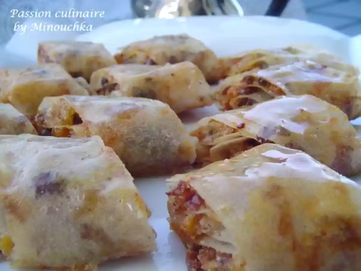 Spécial Ramadan #4: Feuilletés aux trois fruits secs (pâtisserie orientale)