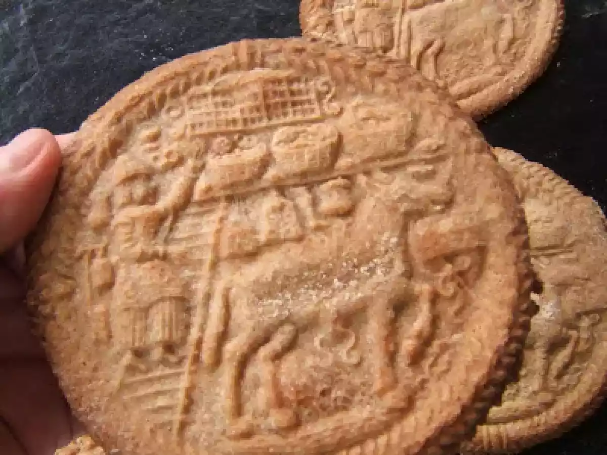 Spéculos mon premier essai avec un moule à springerle