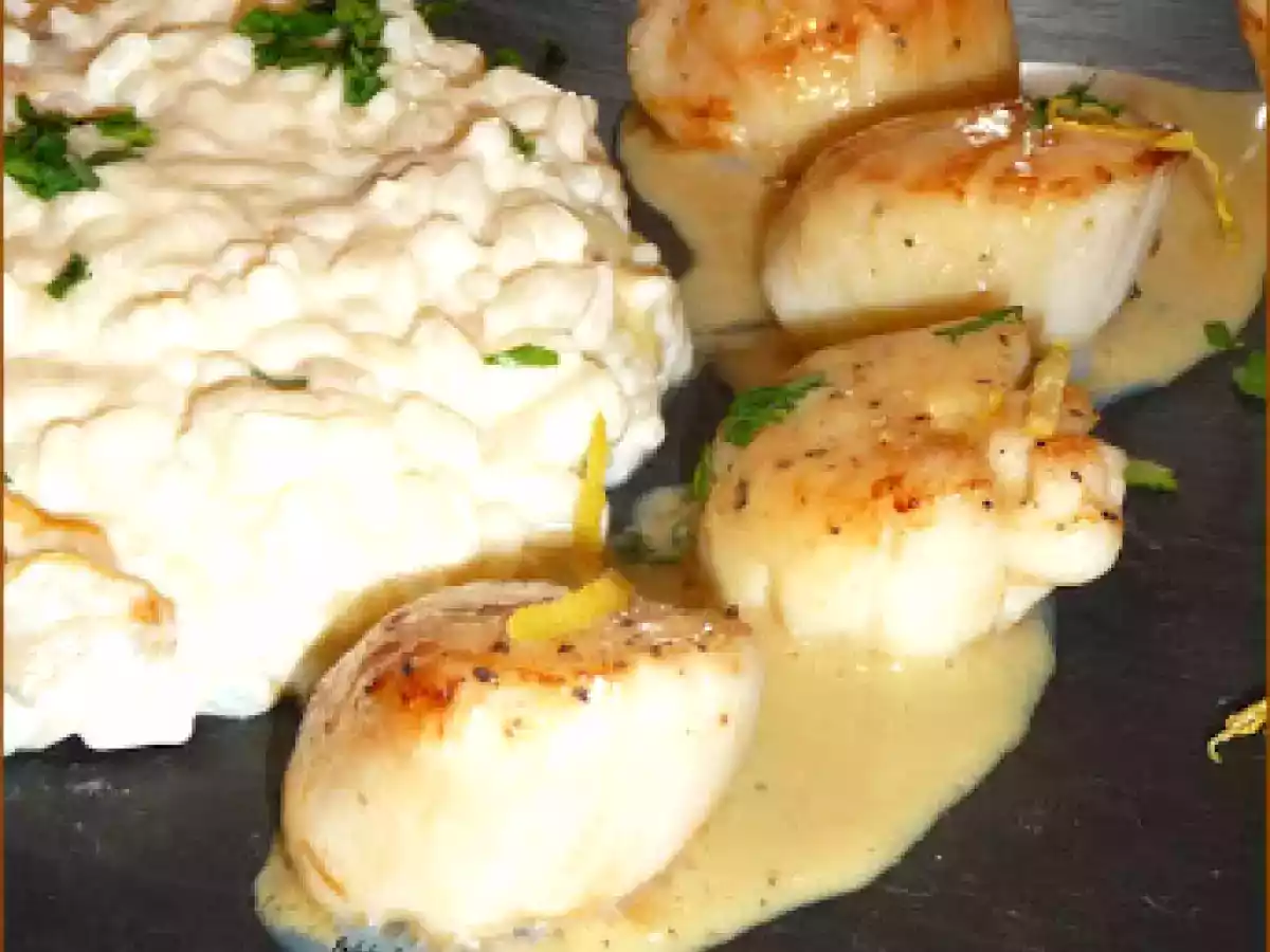 St Jacques Sauce Citron & Risotto ...