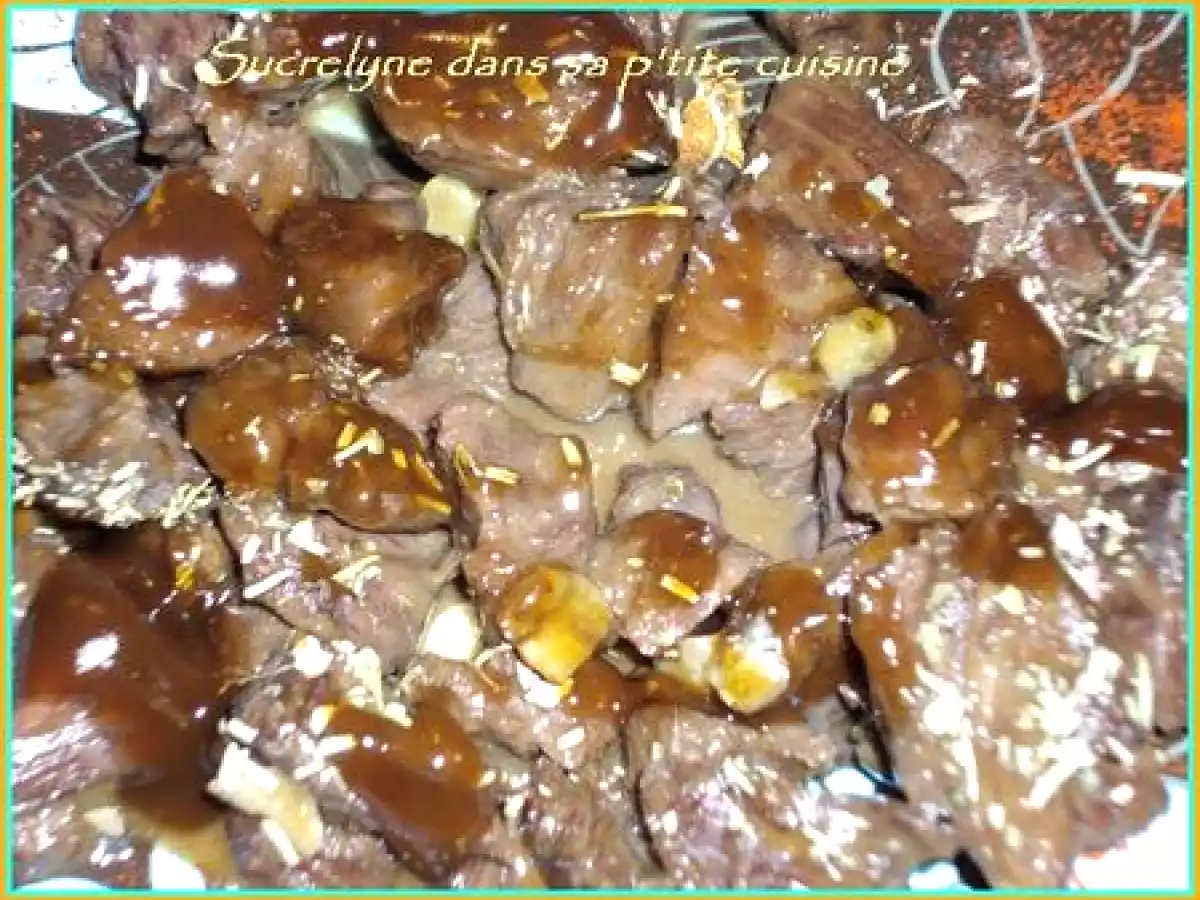 Steak de boeuf mariné au miel - photo 2