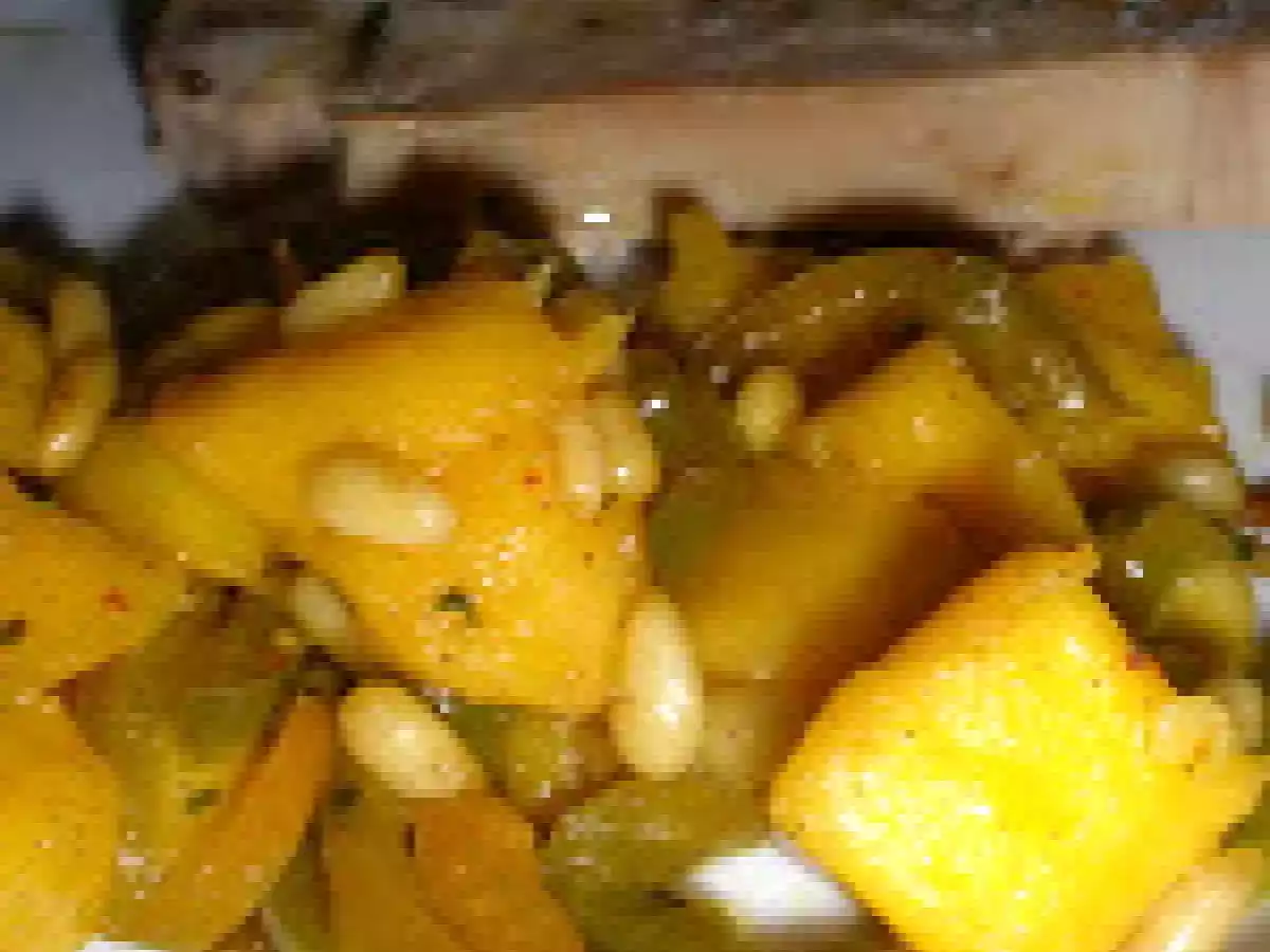 Steak de thon et compotée poivron mangue à la vanille