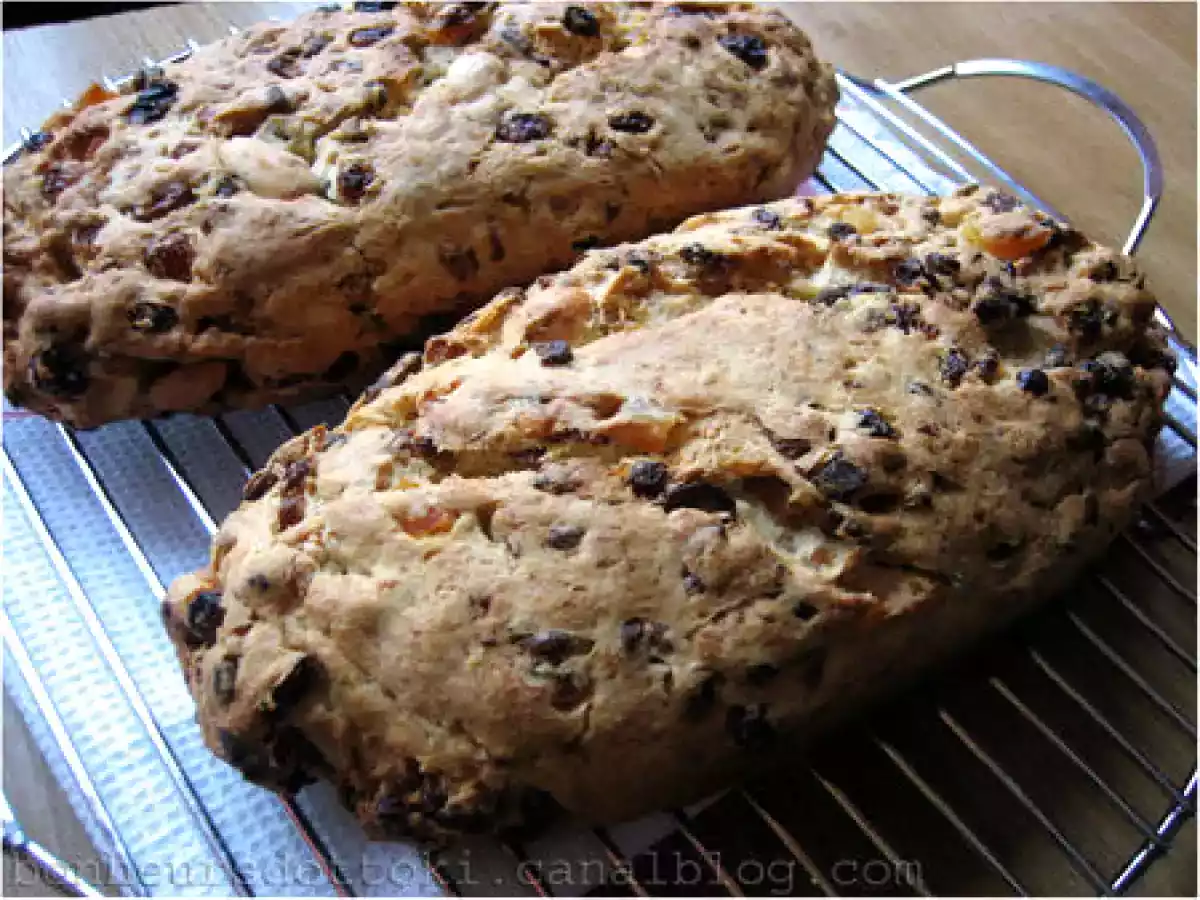Stollen aux fruits secs