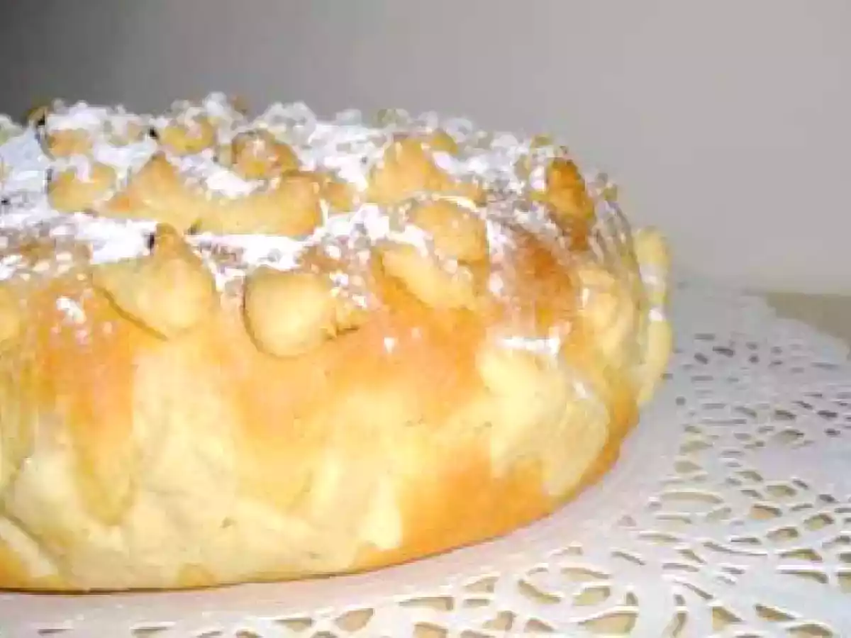 Streuselkuchen (Brioche Alsacienne couverte de crumble)