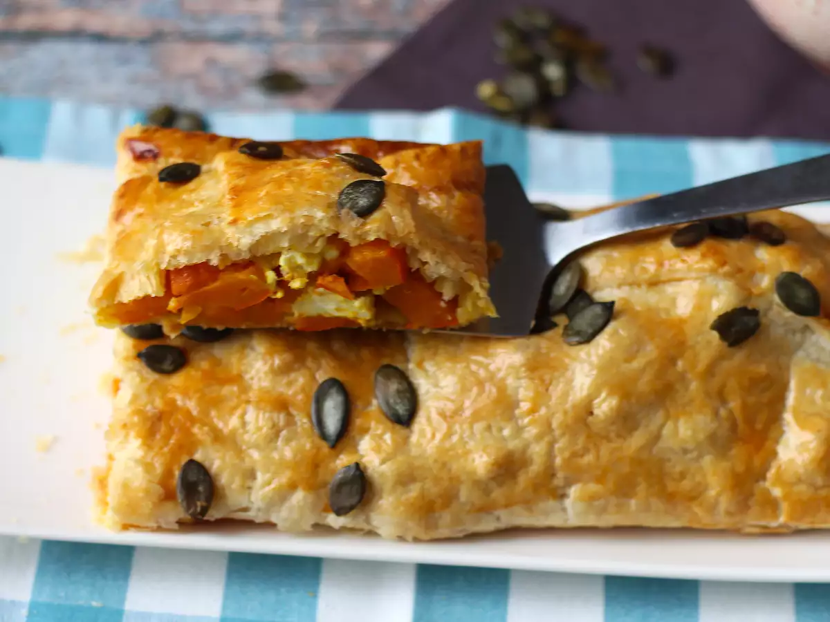 Strudel au potimarron et à la feta : recette facile et croustillante - photo 4