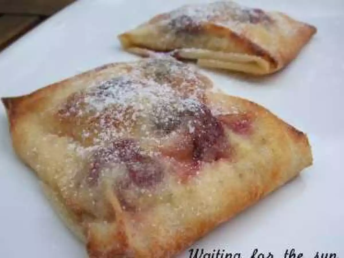 Strudel façon cheese cake aux cerises - photo 2