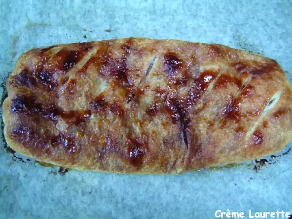 Strudel gourmand aux prunes