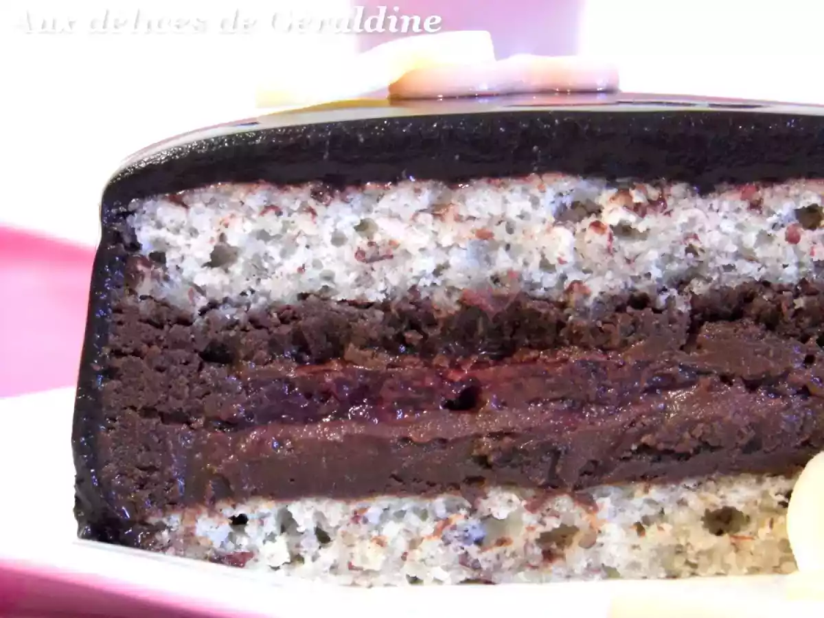 Succès au chocolat, coeur de framboise - photo 3