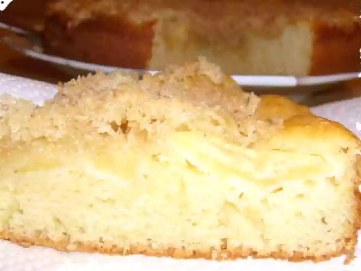 Succulent gateau pommes / banane qui croustille la coco ! - photo 2
