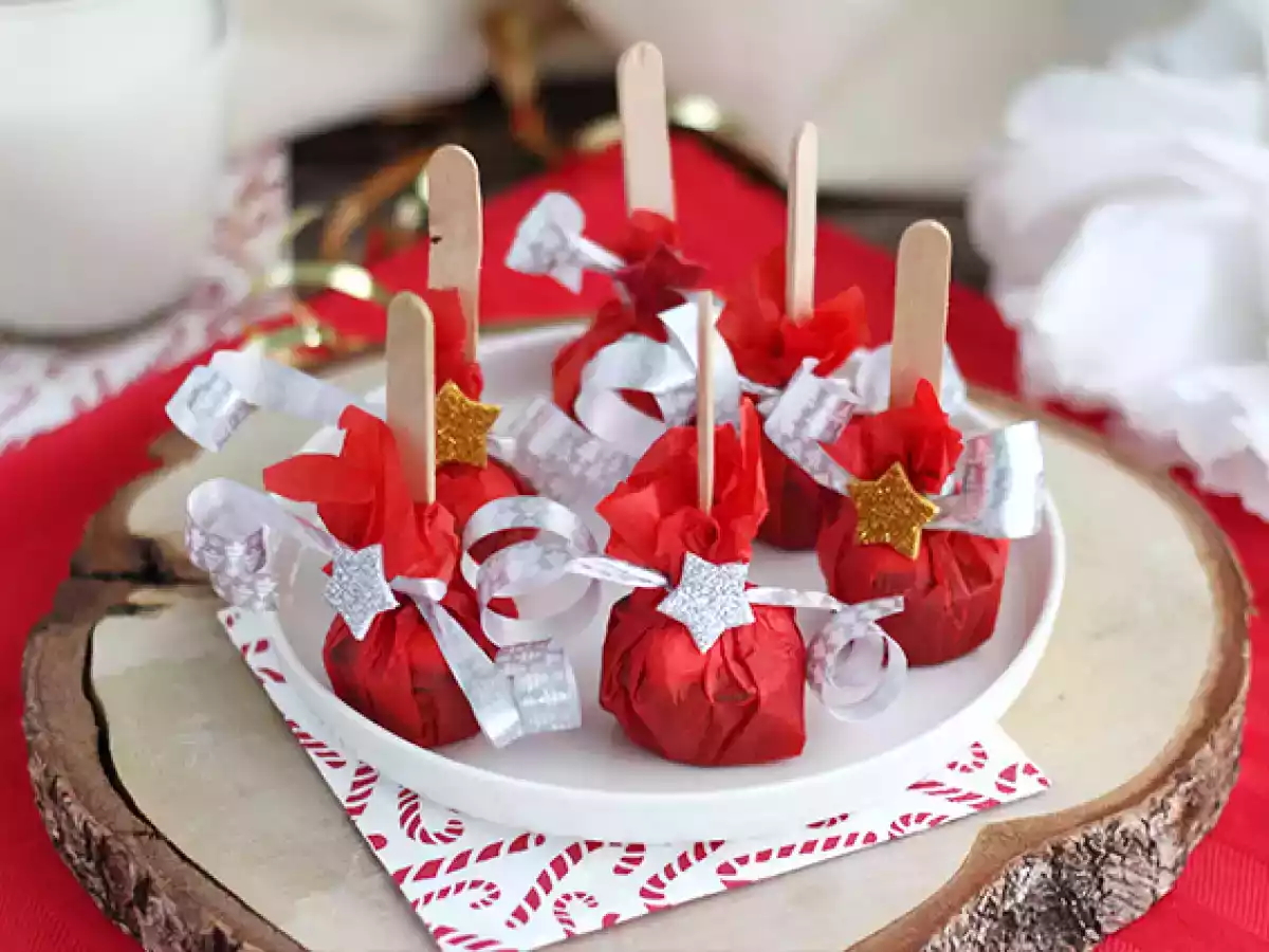 Sucettes pour chocolat chaud: chocolat noir + marshmallow