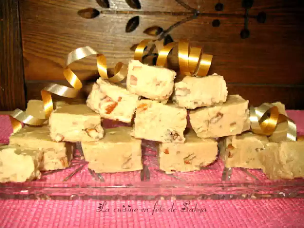 Sucre à la crème au whisky et aux noix ( Très fondant ) - photo 2