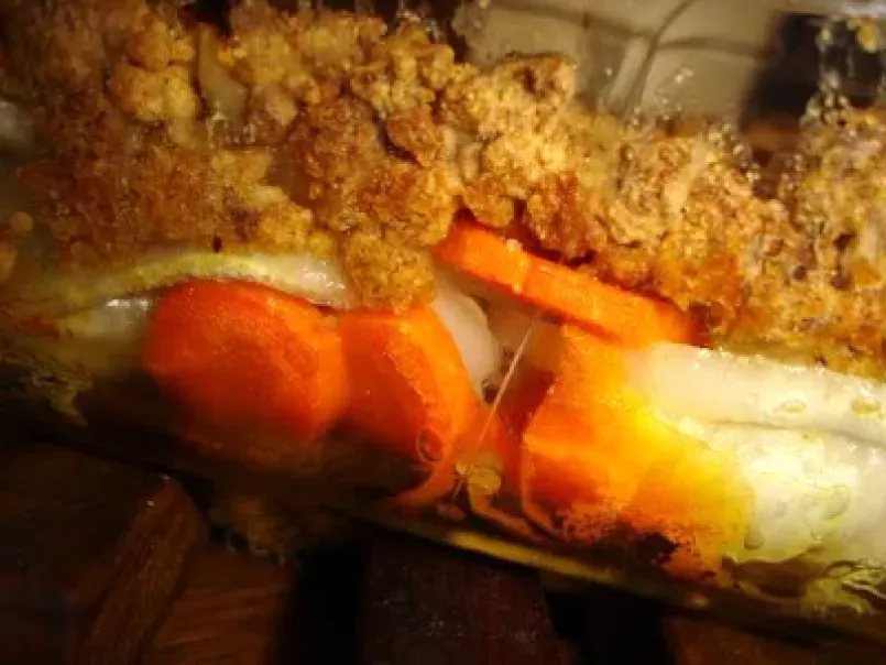 Sucré salé # 4 : Crumble de carottes et oignons au pain d'épices - photo 3