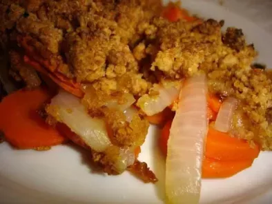 Sucré salé # 4 : Crumble de carottes et oignons au pain d'épices - photo 2
