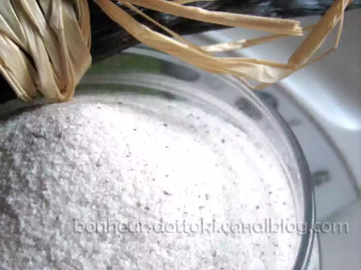 Sucre vanillé avec gousses entières, au Thermomix (grande quantité)