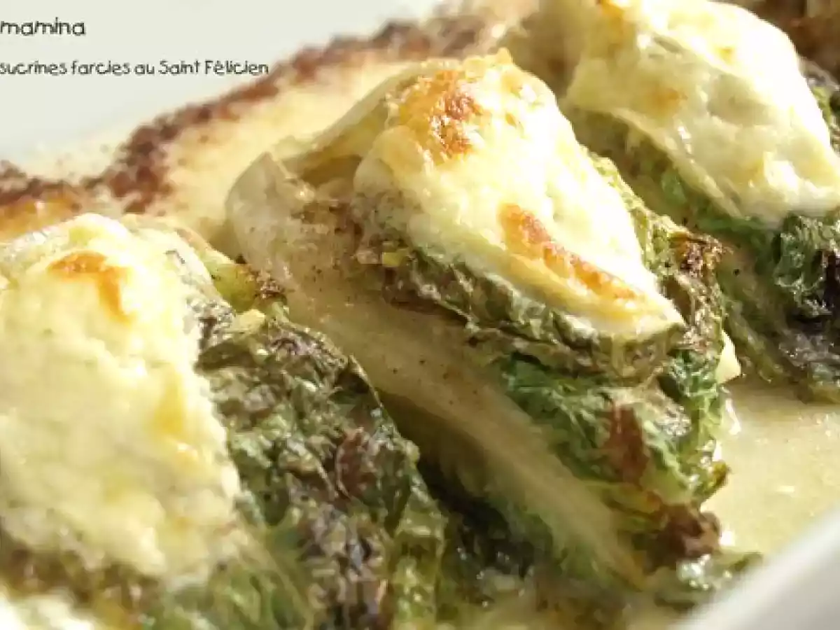 Sucrine farcie au fromage de Saint Félicien