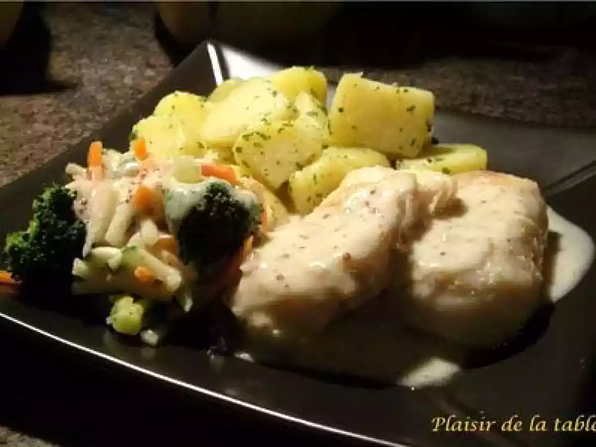 Suprême de cabillaud sauce moutarde au pain d'épices - photo 2