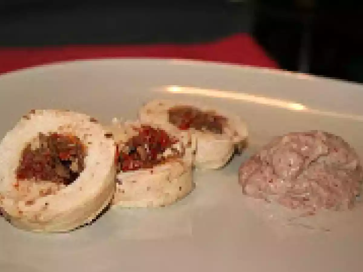 Suprême de volaille champignons et tomates confites
