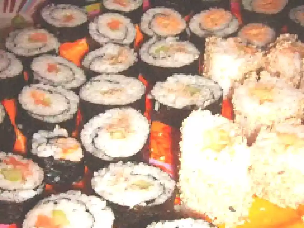Sushi, maki et compagnie (une soirée presque parfaite).