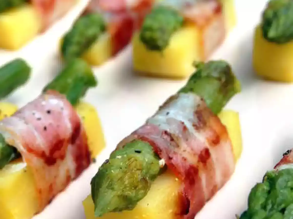 Sushis de pommes de terre aux asperges vertes - photo 3