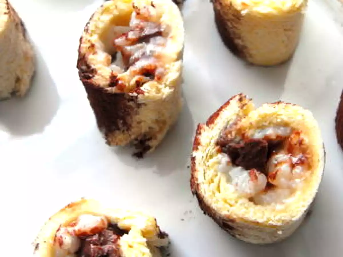 Sushis sucrés, brioche, nutella et riz au lait