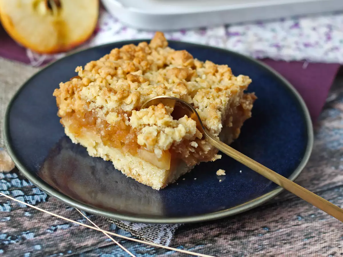 Szarlotka : la tarte aux pommes polonaise fondante et croustillante - photo 3