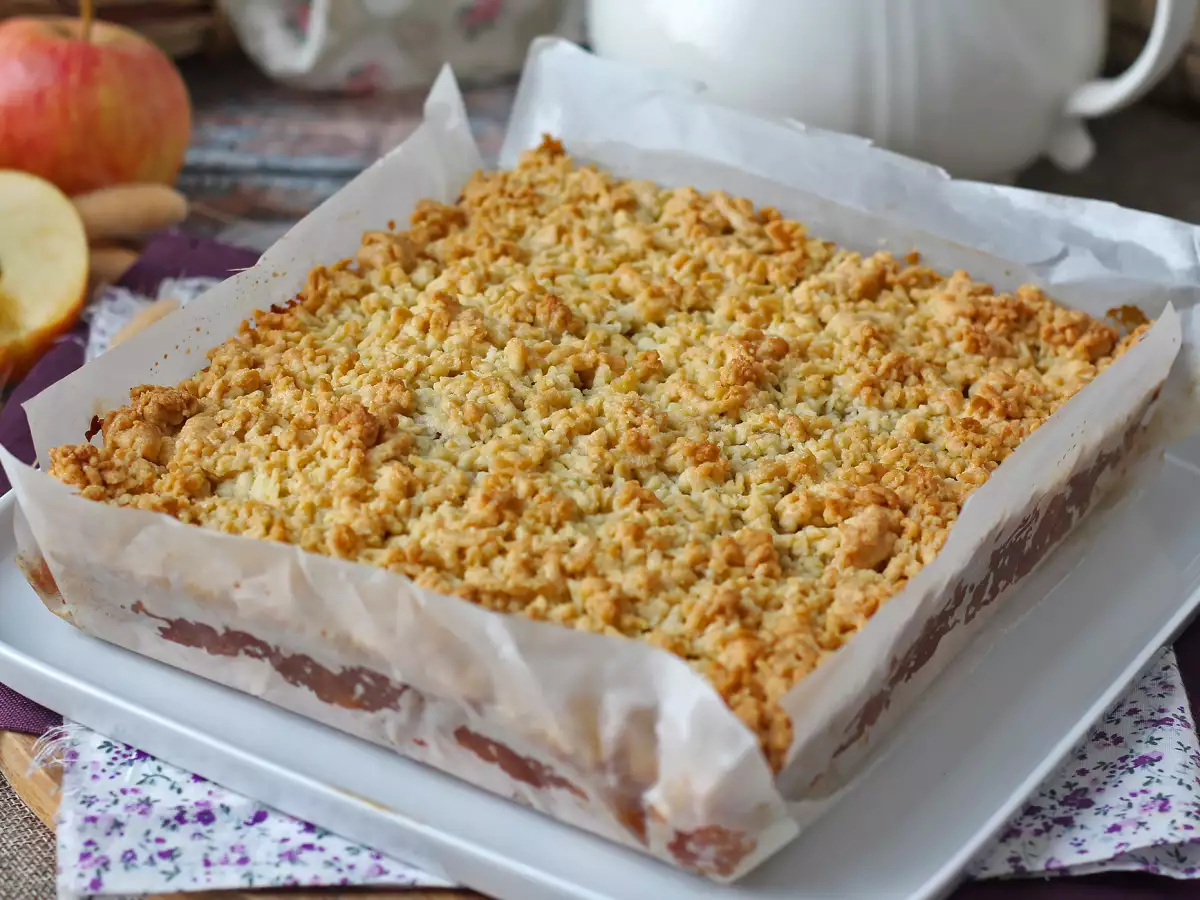 Szarlotka : la tarte aux pommes polonaise fondante et croustillante - photo 9