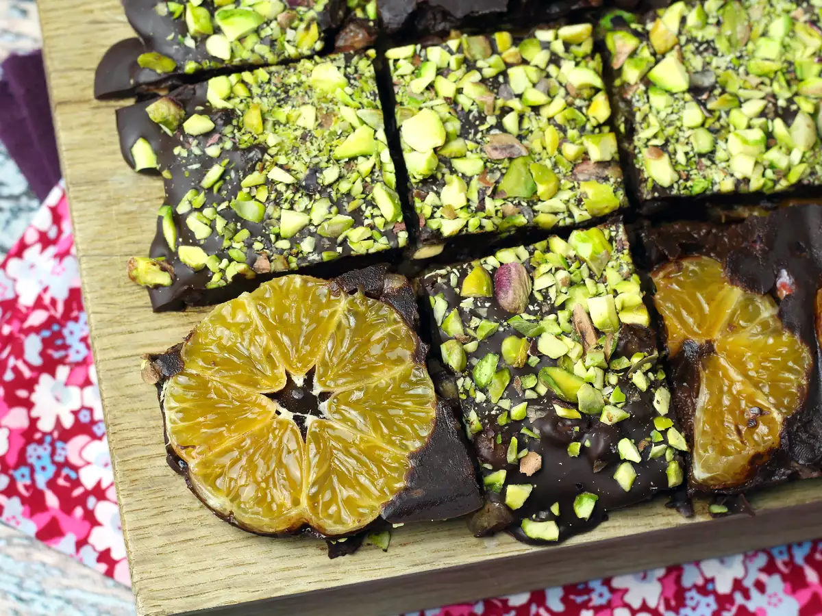 Tablette chocolat pistache et mandarine, la douceur parfaite pour l'hiver! - photo 6