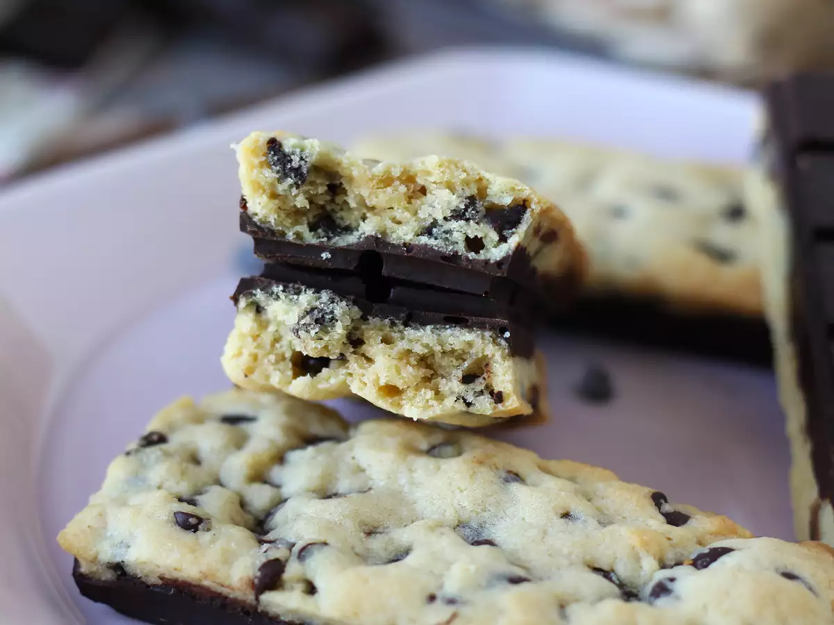 Tablettes cookies au chocolat, moelleuses et croquantes à la fois - photo 8