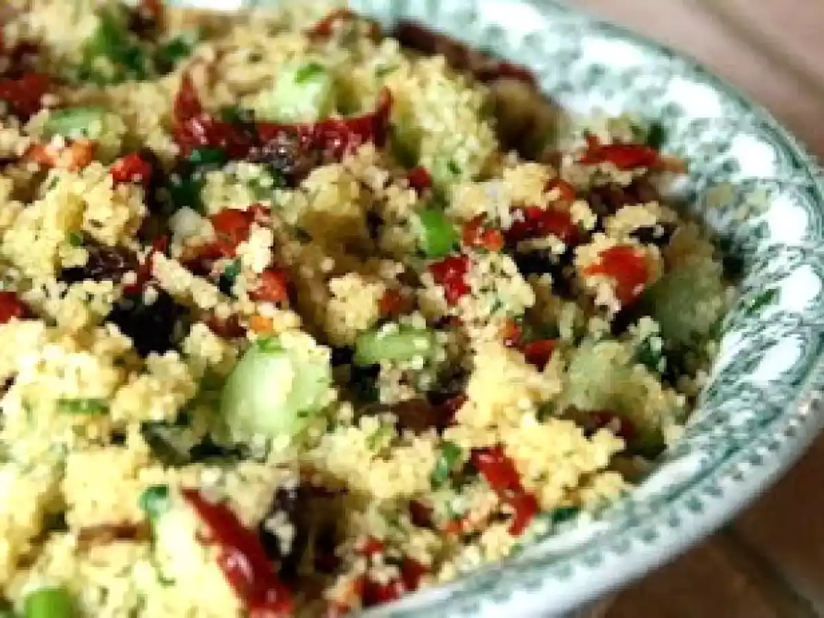 Taboulé à la roquette et aux tomates séchées