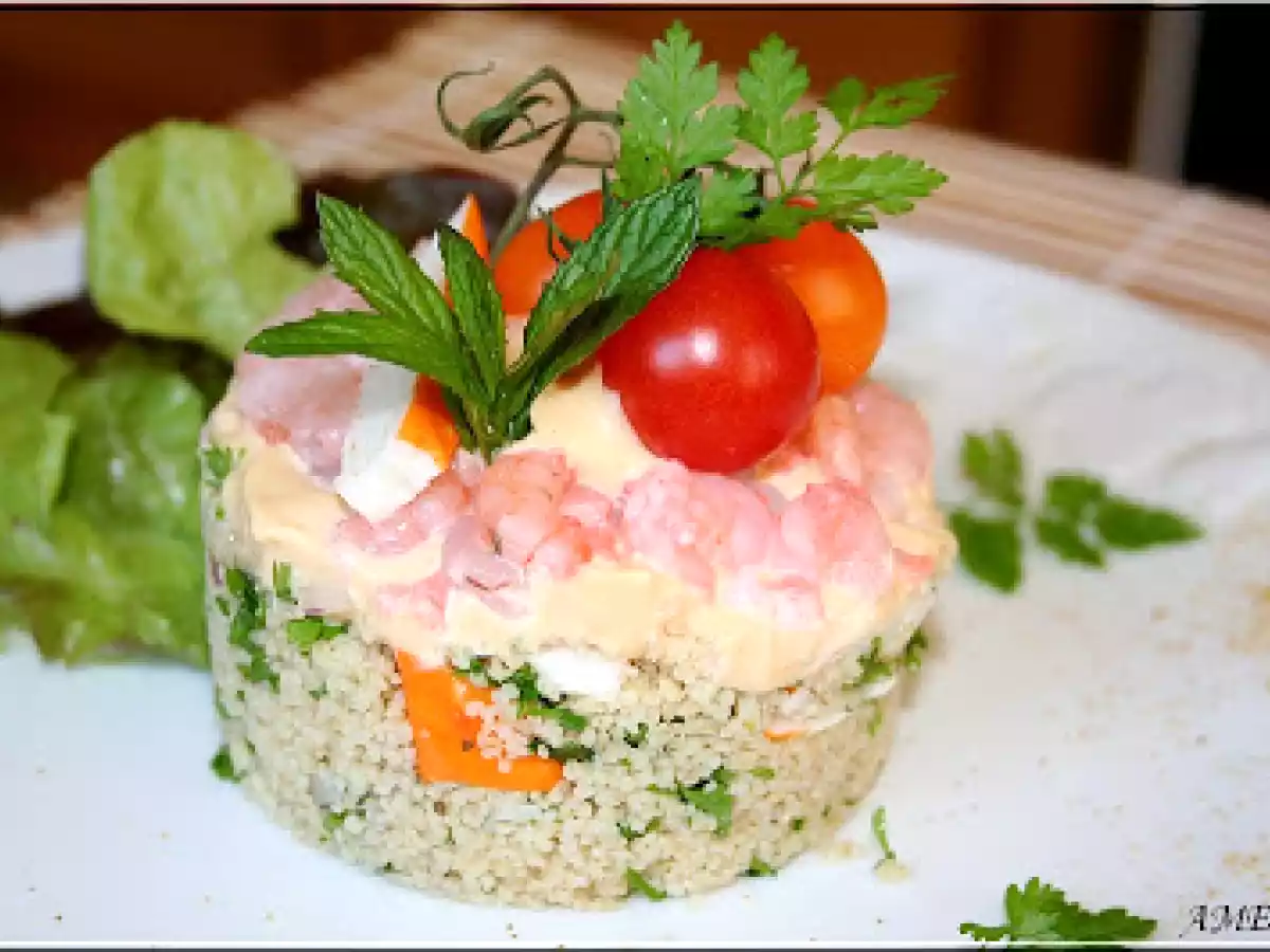 TABOULE AU SURIMI, ET CREVETTES
