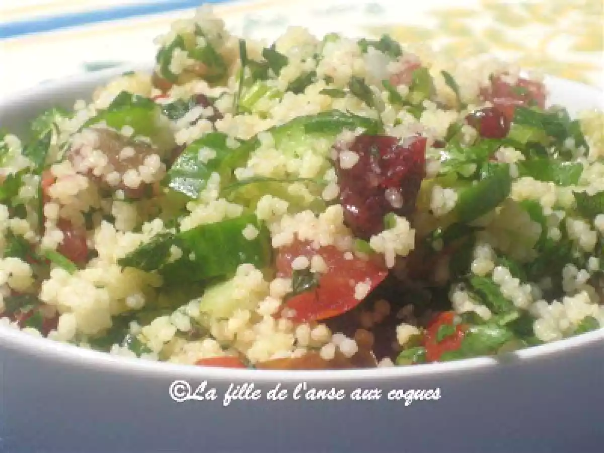 TABOULÉ AUX CANNEBERGES