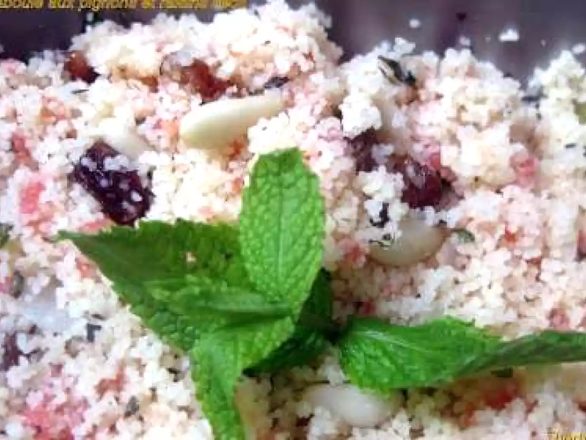 Taboulé aux pignons et raisins secs