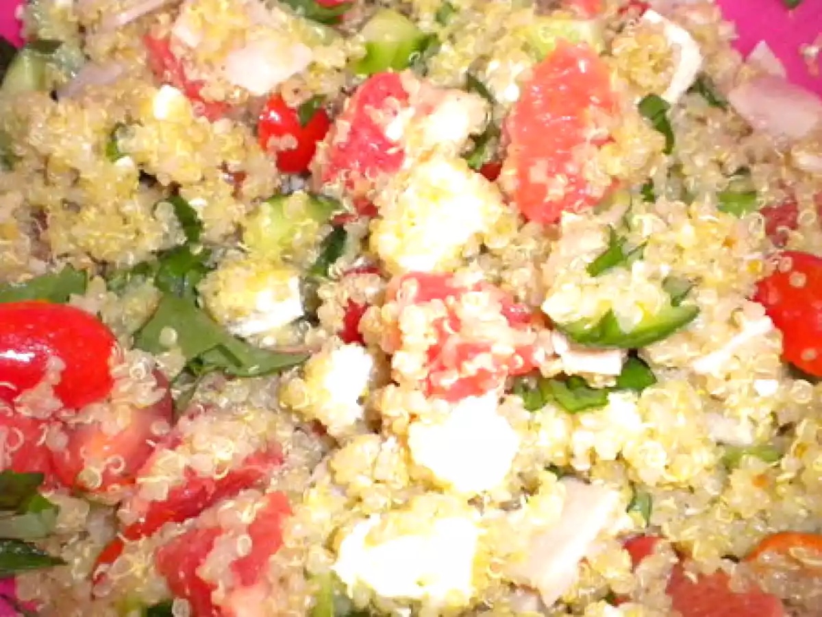 Taboulé de Quinoa au Pamplemousse et Feta