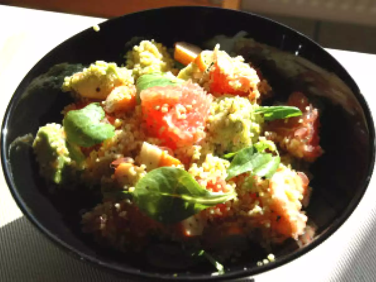 Taboulé marin aux agrumes