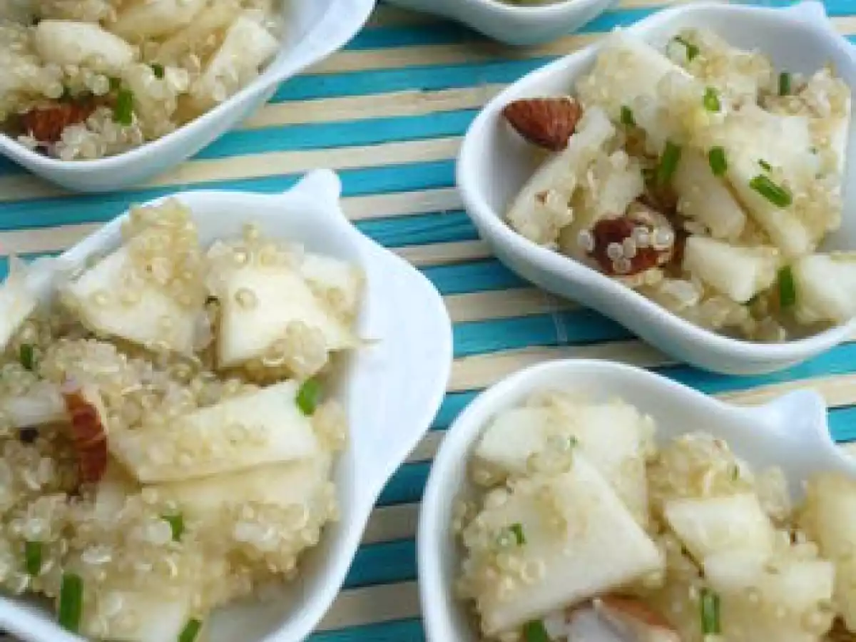 Taboulé poire quinoa