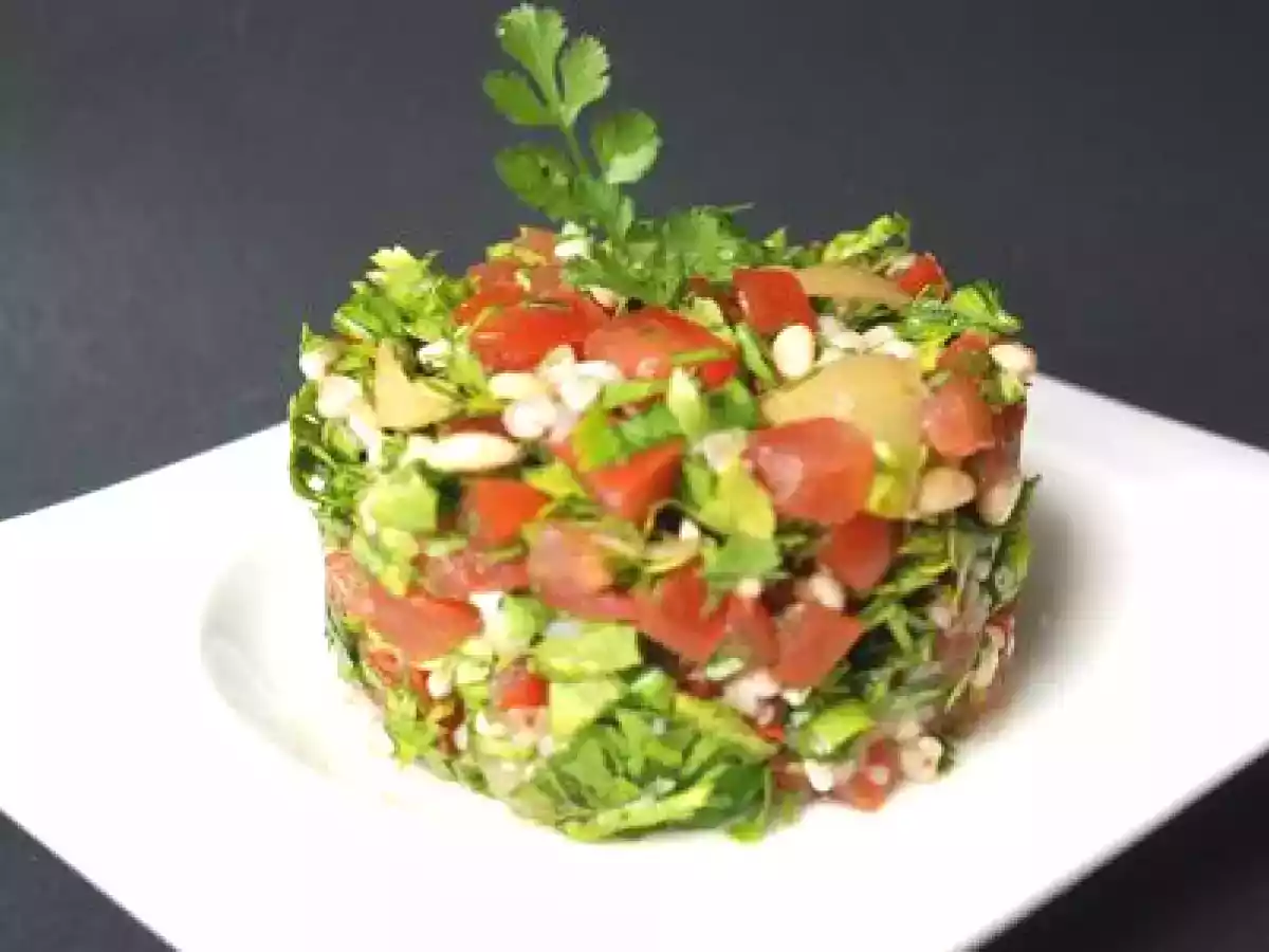 Taboulé presque libanais au sarrasin, citron confit, pignons - photo 2