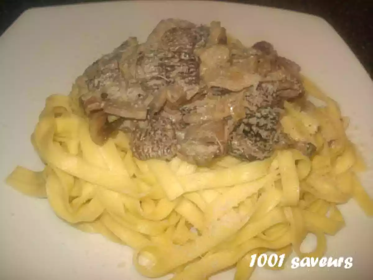 Tagliatelle ai tre funghi (Tagliatelles aux 3 champignons)