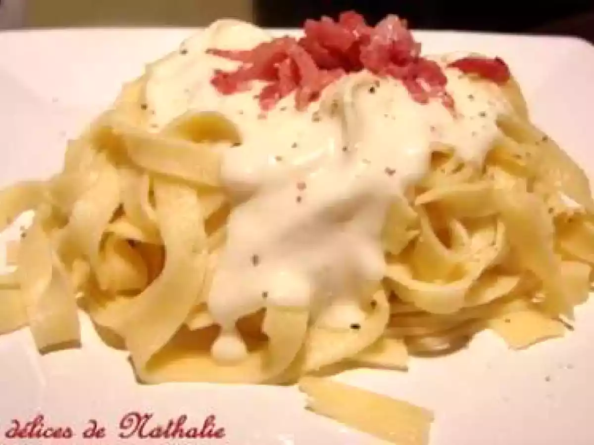 Tagliatelles à la crème de Kiri