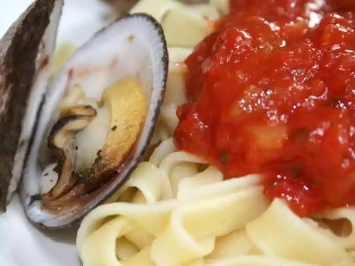 Tagliatelles aux amandes de mer - photo 2