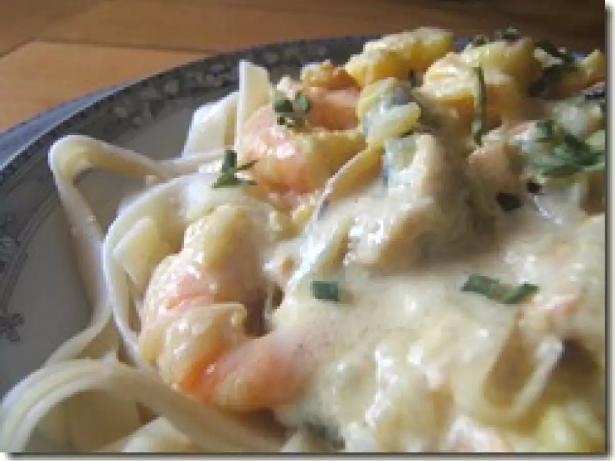 Tagliatelles aux fruits de mer et sa crème safrané - photo 2