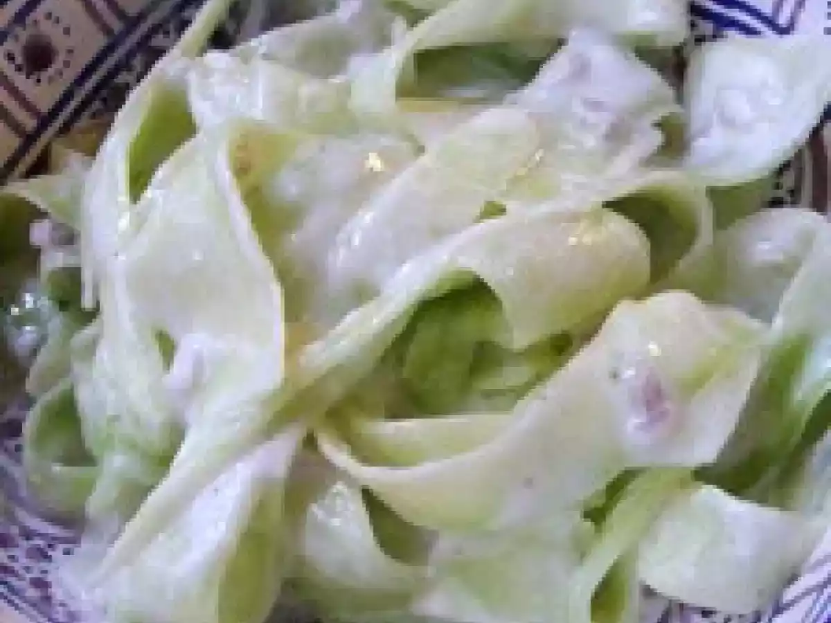 Tagliatelles de Comcombre au Yaourt - photo 2