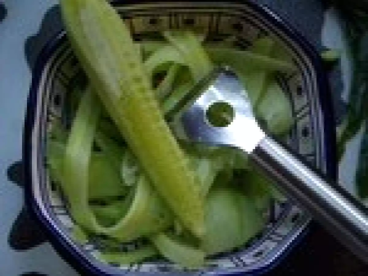 Tagliatelles de Comcombre au Yaourt - photo 5