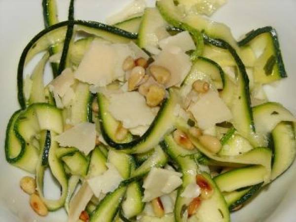 Tagliatelles de courgettes a l'italienne