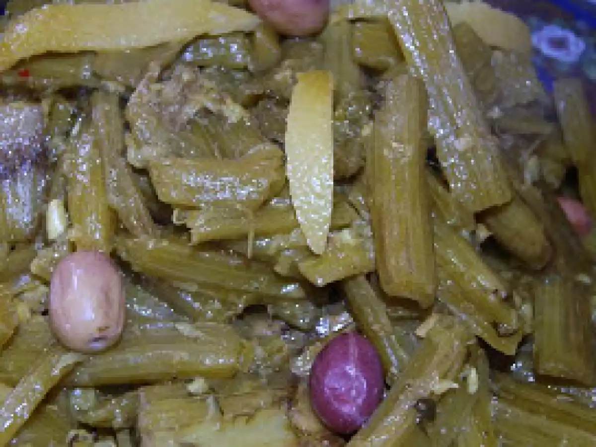 Tajine aux cardons (el kannaria ou el Kharchouf) - photo 2