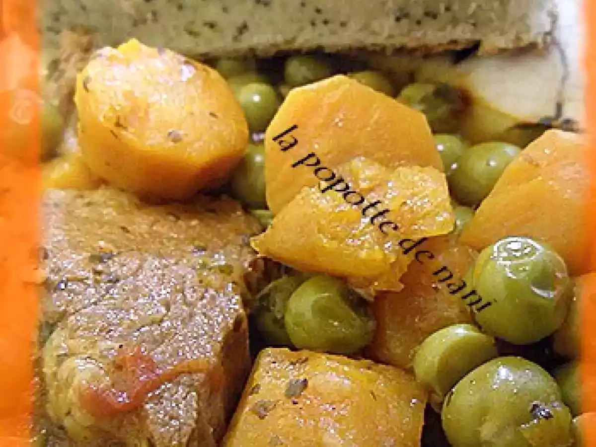 Tajine aux petits pois et carottes - photo 2