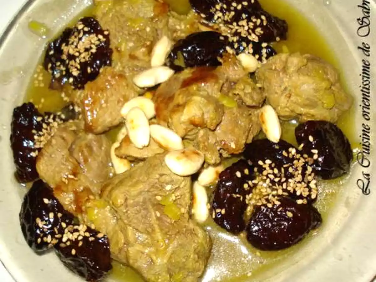 Tajine aux pruneaux de Rachida Amhaouche et rappel