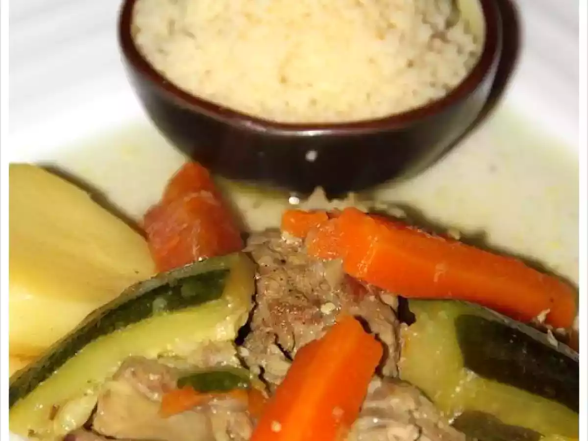 Tajine d'agneau au curry et aux légumes pour le jeu interblog #11