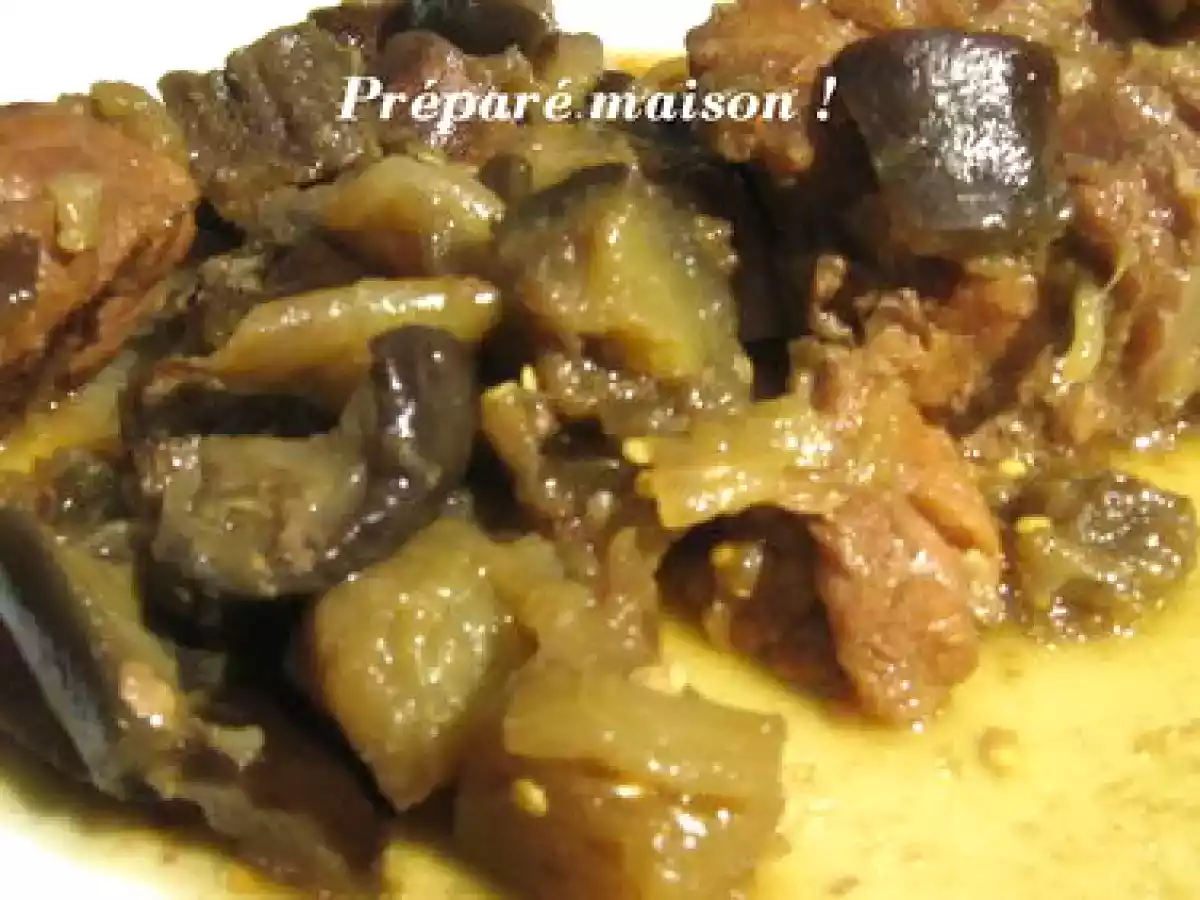 Tajine d'agneau au miel et aubergines - photo 2